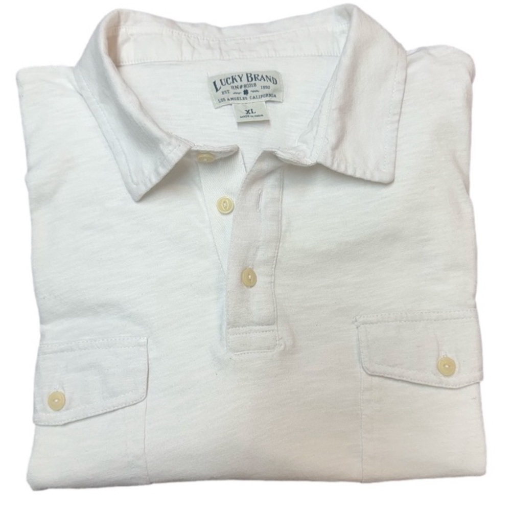 Lucky Brand short sleeve Casual Cotton Polo